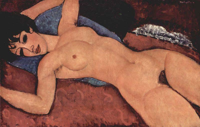 Amedeo Modigliani Red Nude oil painting image